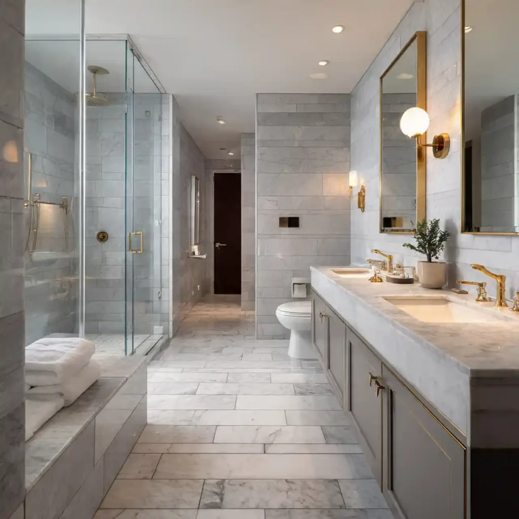 27-Stunning Marble Bathroom Ideas