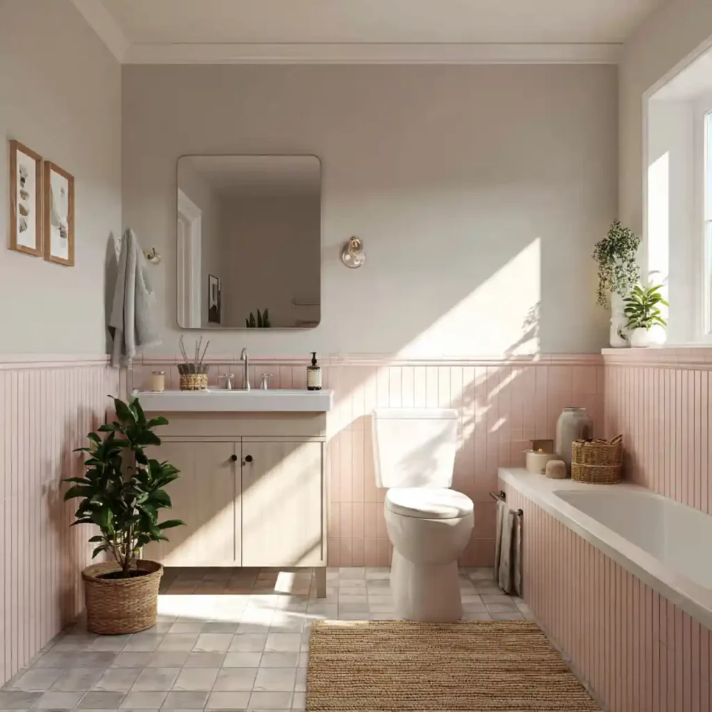27-Stunning Pink Bathroom Idea