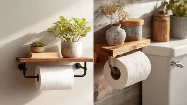 27 Toilet Paper Holder Ideas to Elevate Your Bathroom’s Style