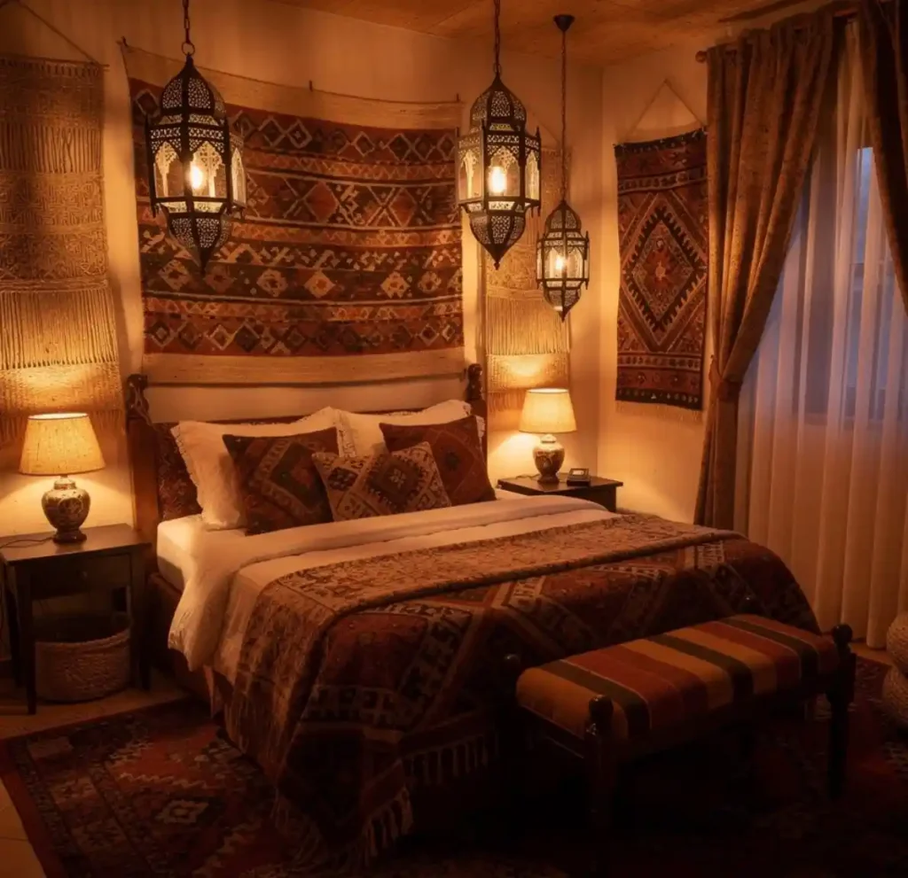 28-Modern Bohemian Bedroom Decor Idea