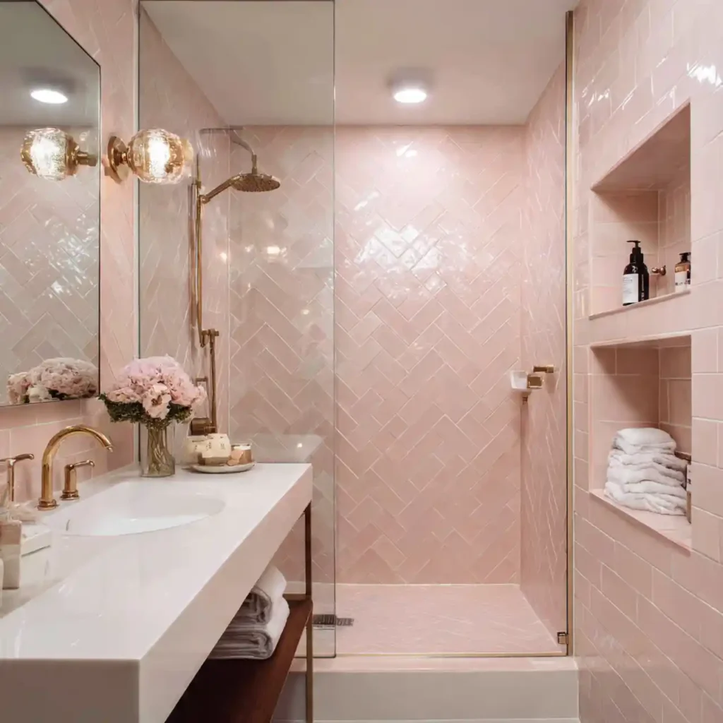 28-Pink Bathroom Ideas