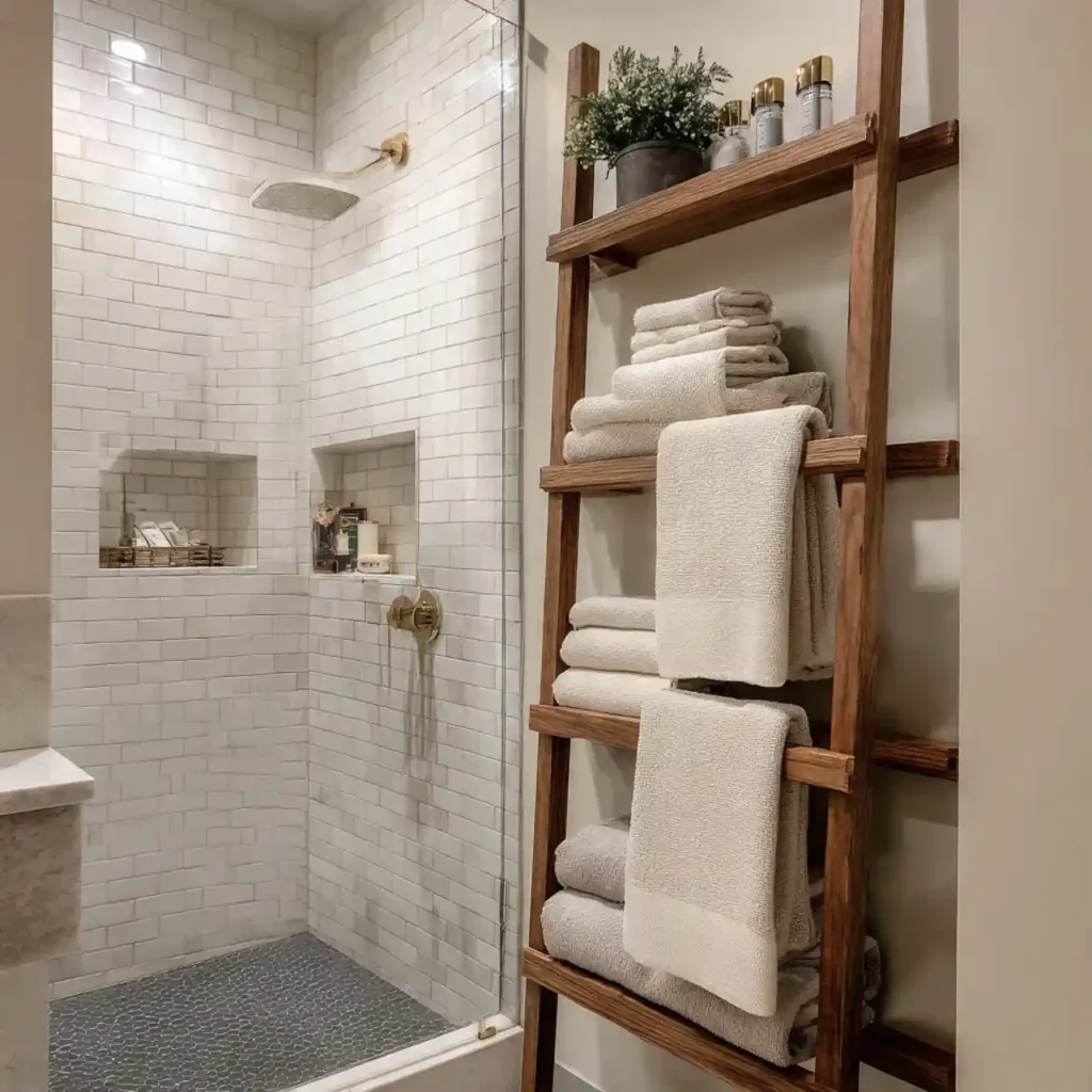 28-Unique Towel Rack Idea