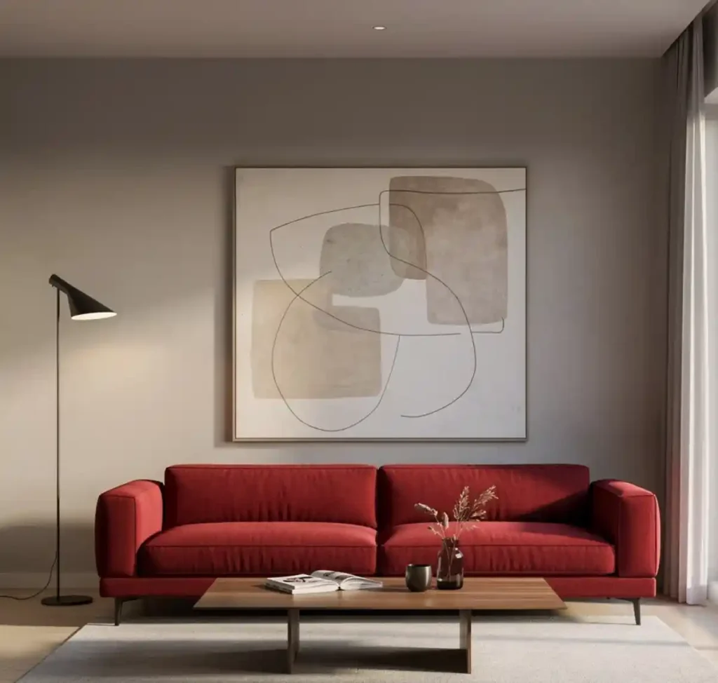 29-Red Bedroom Idea