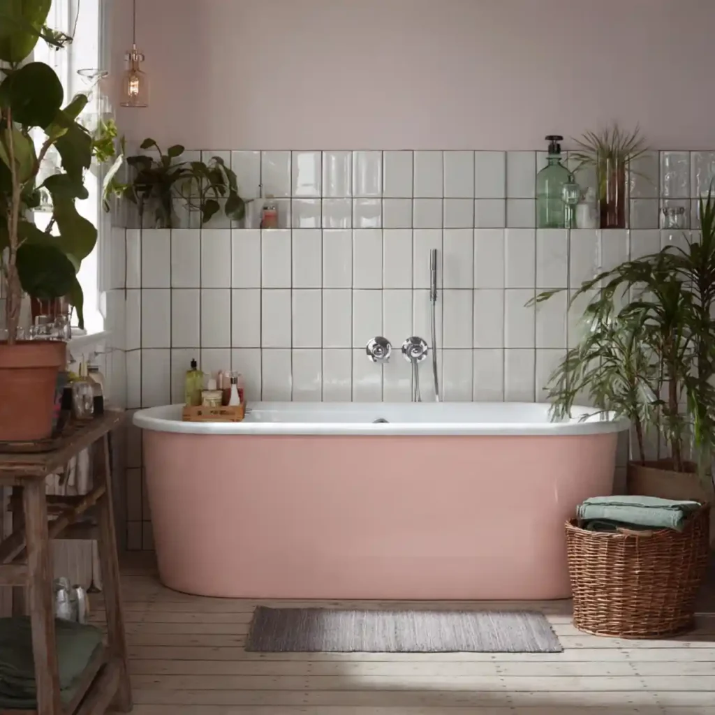 29-Stunning Pink Bathroom Idea