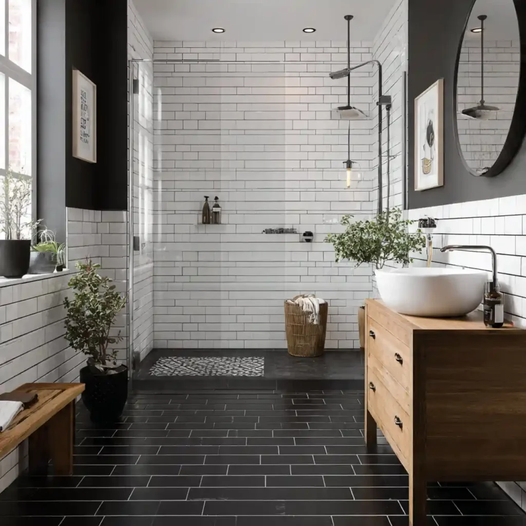 29-Unique Shower Tile Design Idea