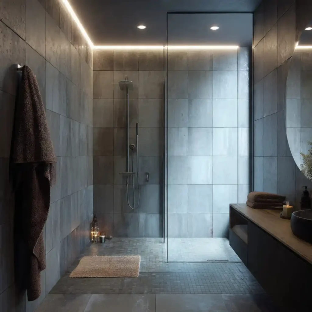 29-Walk-In Shower No Door Idea