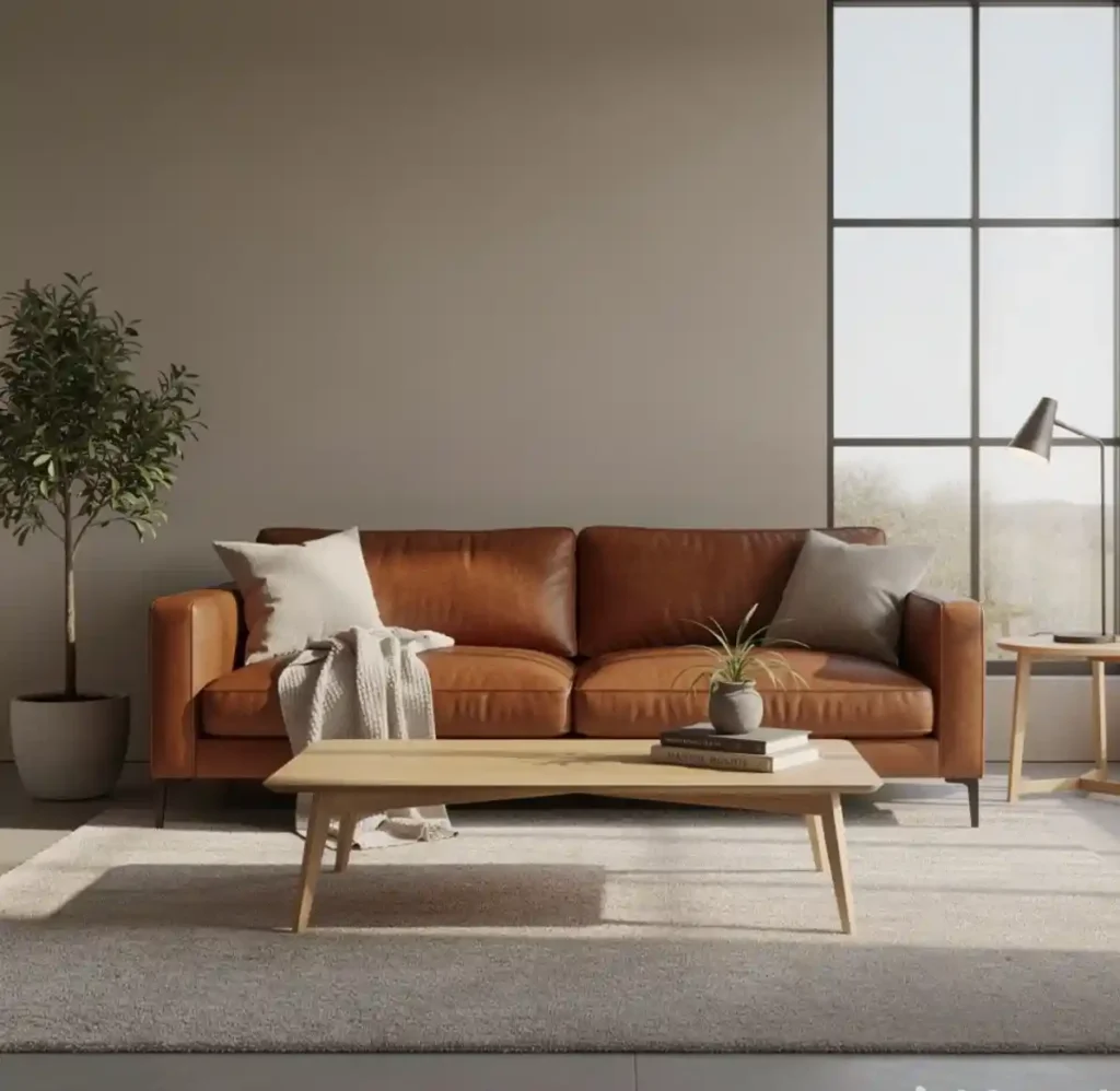 3-Brown Living Room Idea