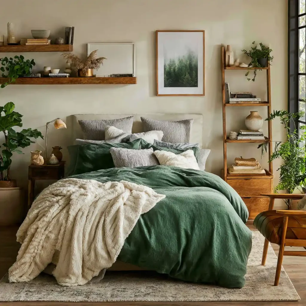 3-Green Bedroom Idea