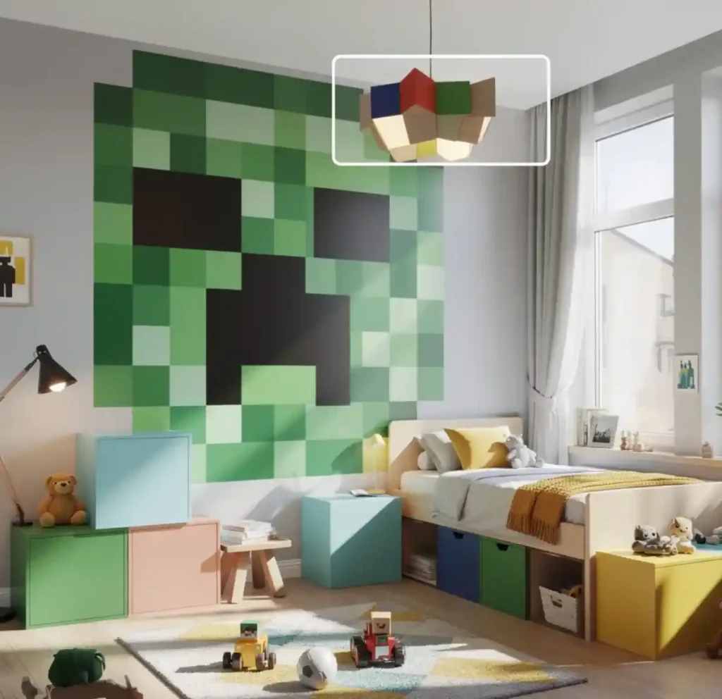 3-Minecraft Bedroom Idea