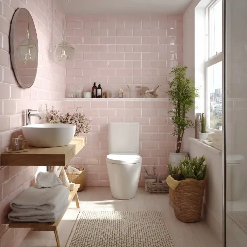 3-Pink Bathroom Ideas