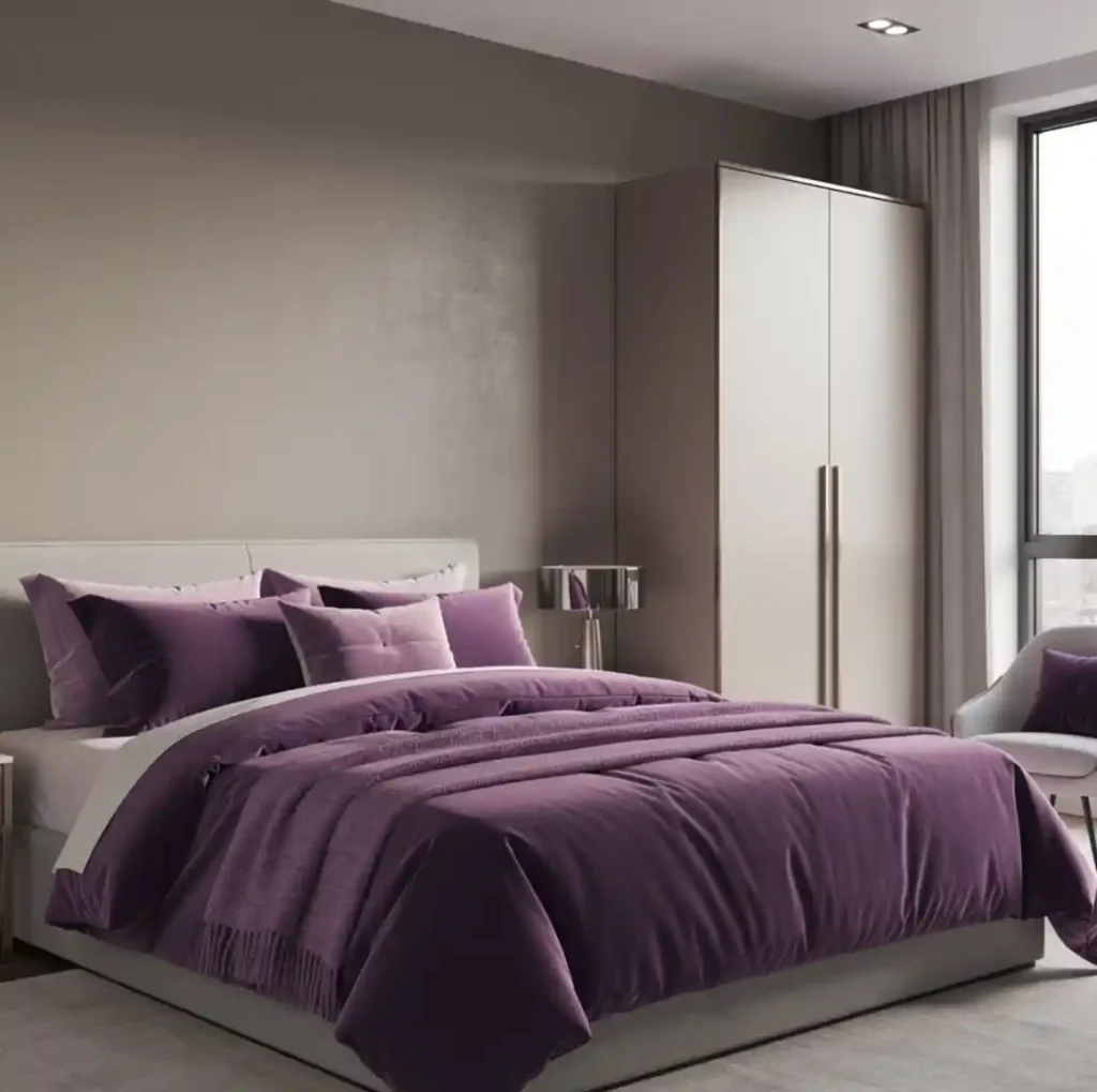 3-Purple Bedroom Idea