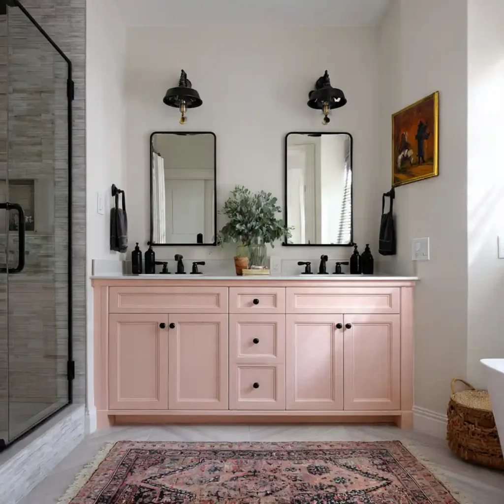 3-Stunning Pink Bathroom Idea