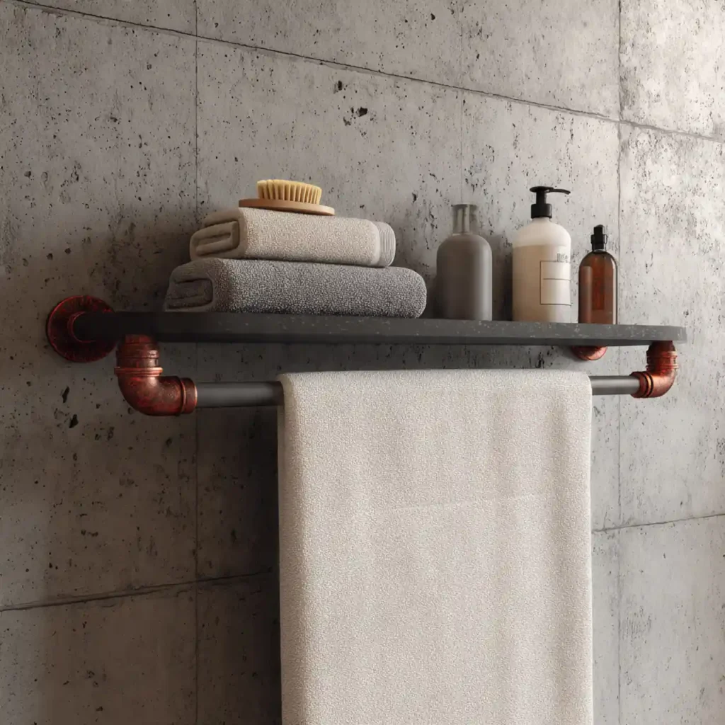 3-Unique Towel Rack Idea
