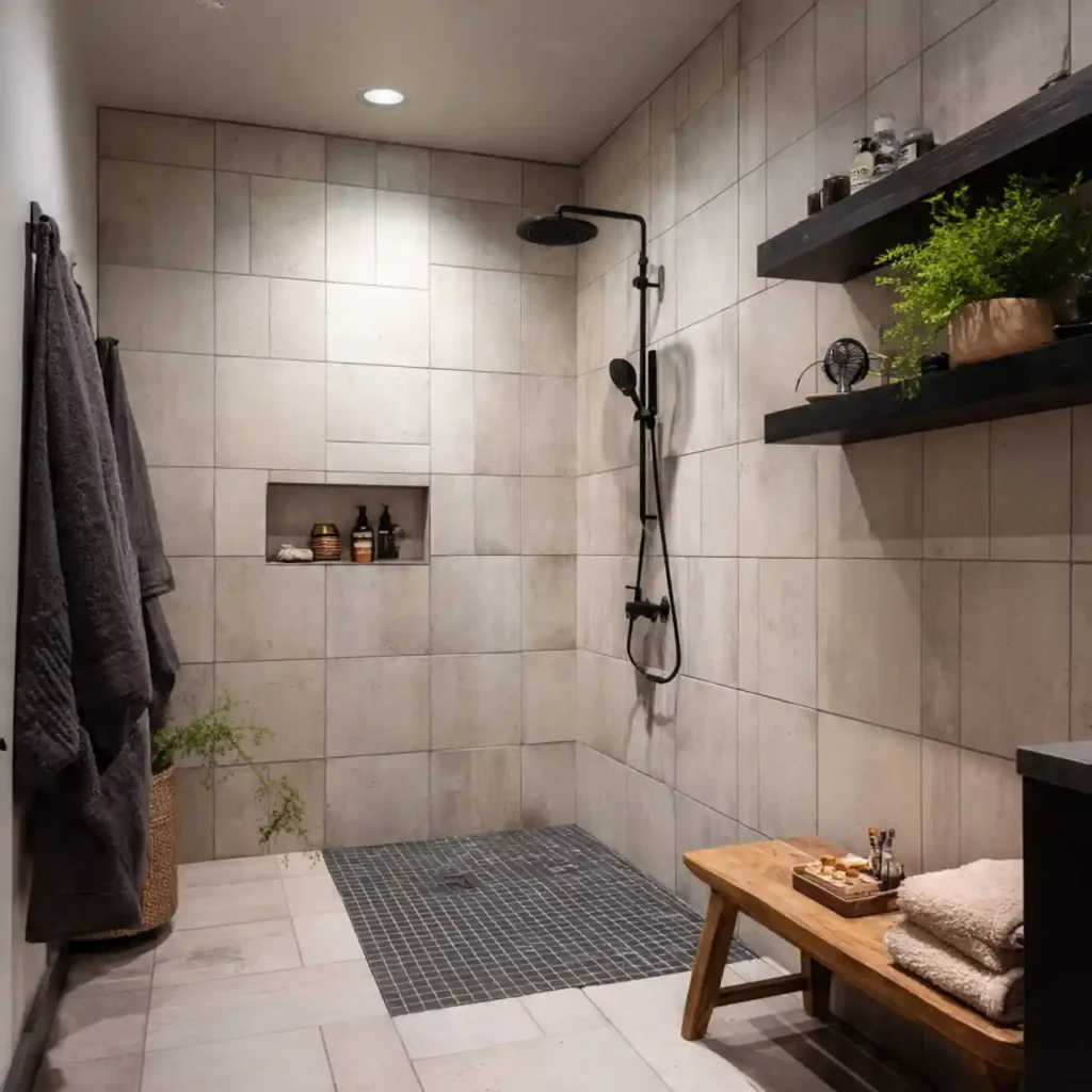 3-Walk-In Shower No Door Idea
