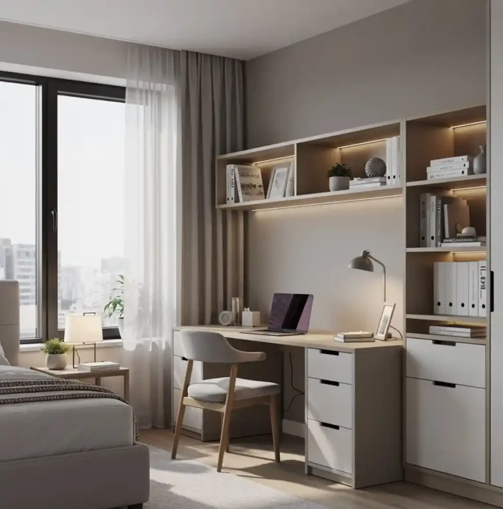 30-Inspiring Home Office in Bedroom Design