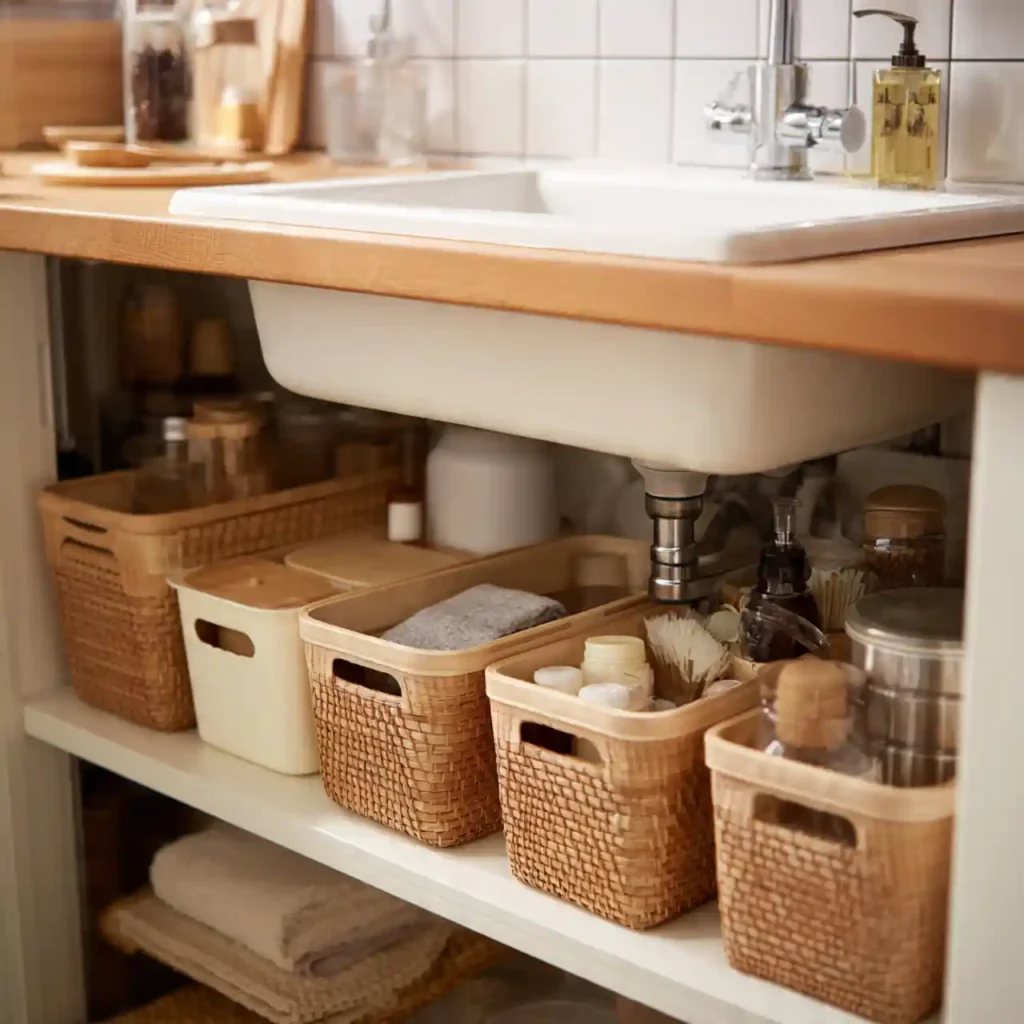 30-Under Bathroom Sink Organization Idea