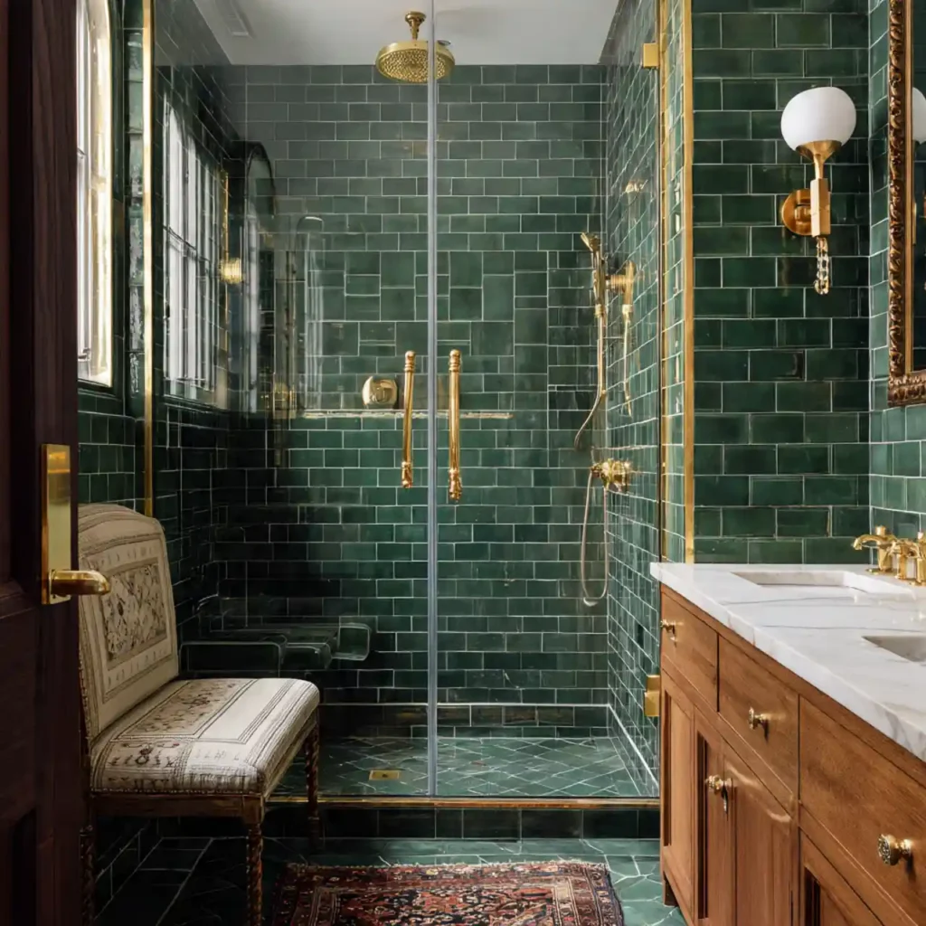 30-Unique Shower Tile Design Idea