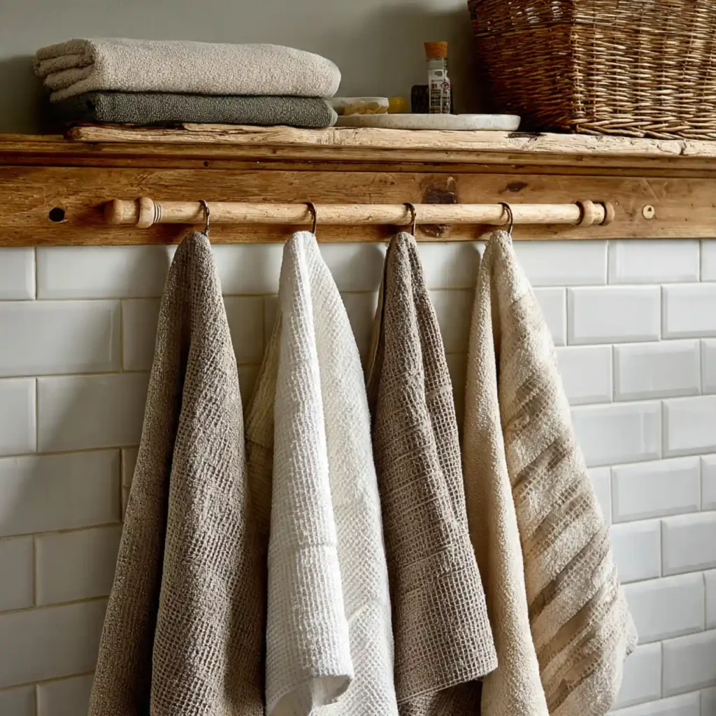 30-Unique Towel Rack Idea