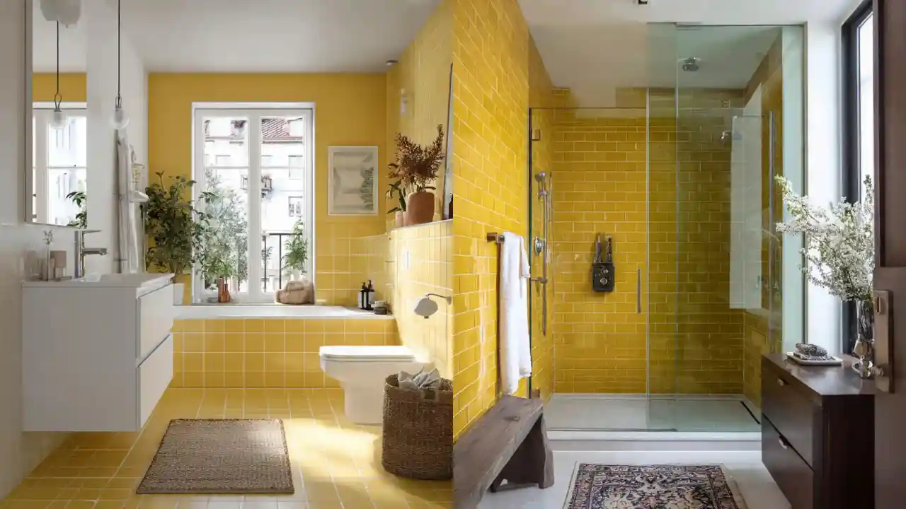 30 Yellow Bathroom Ideas That Will Instantly Brighten Your Home