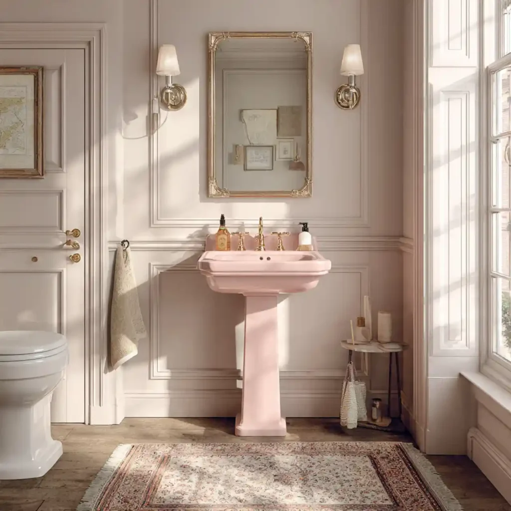 33-Stunning Pink Bathroom Idea