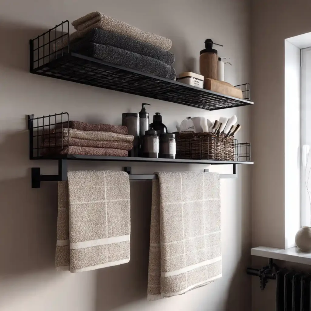 33-Unique Towel Rack Idea