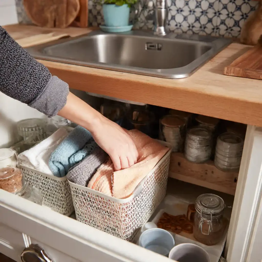 36-Under Bathroom Sink Organization Idea