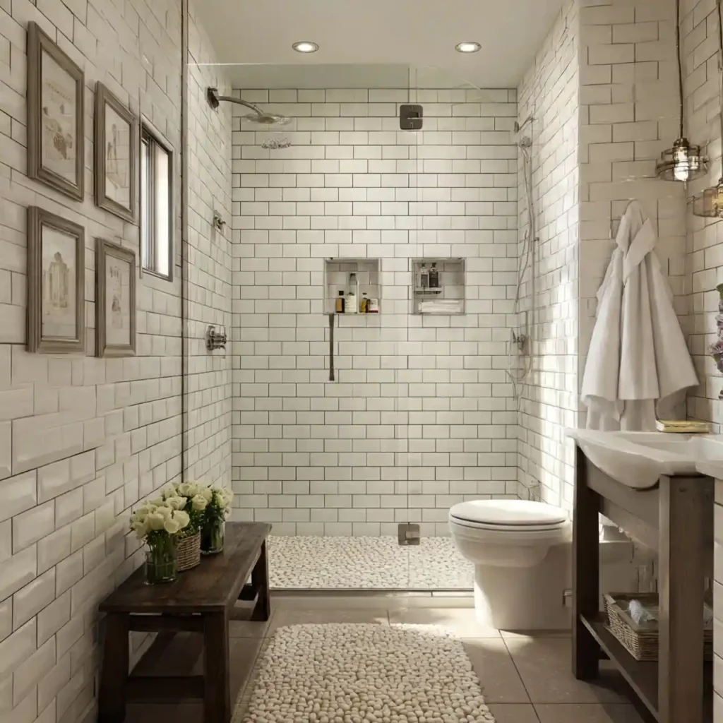 38-Unique Shower Tile Design Idea