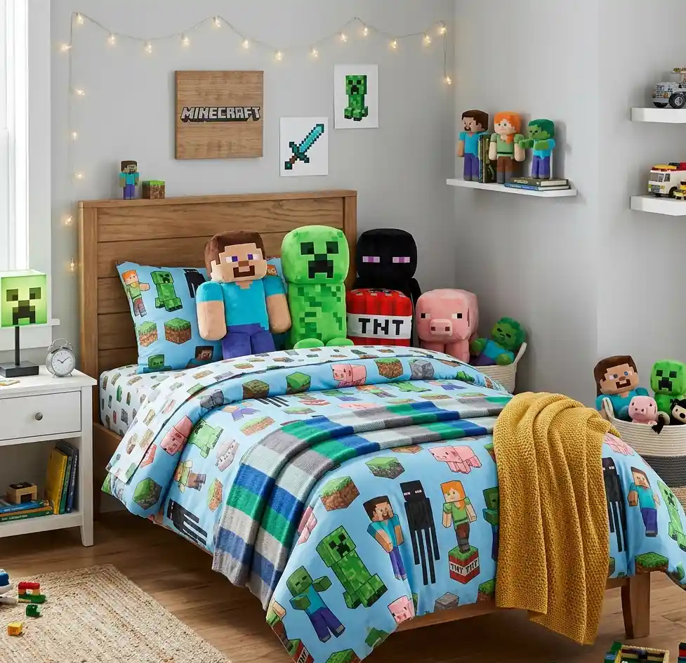 4-Minecraft Bedroom Idea