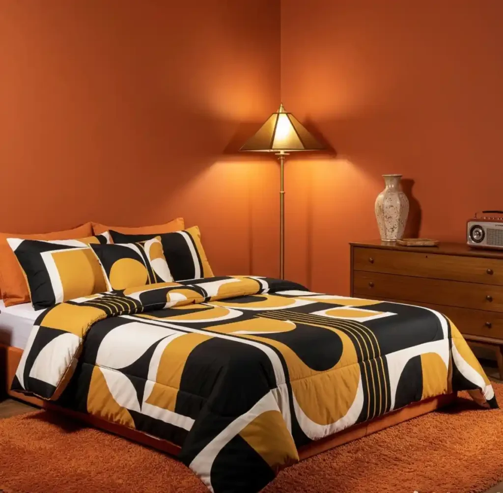 4-Orange Bedroom Idea