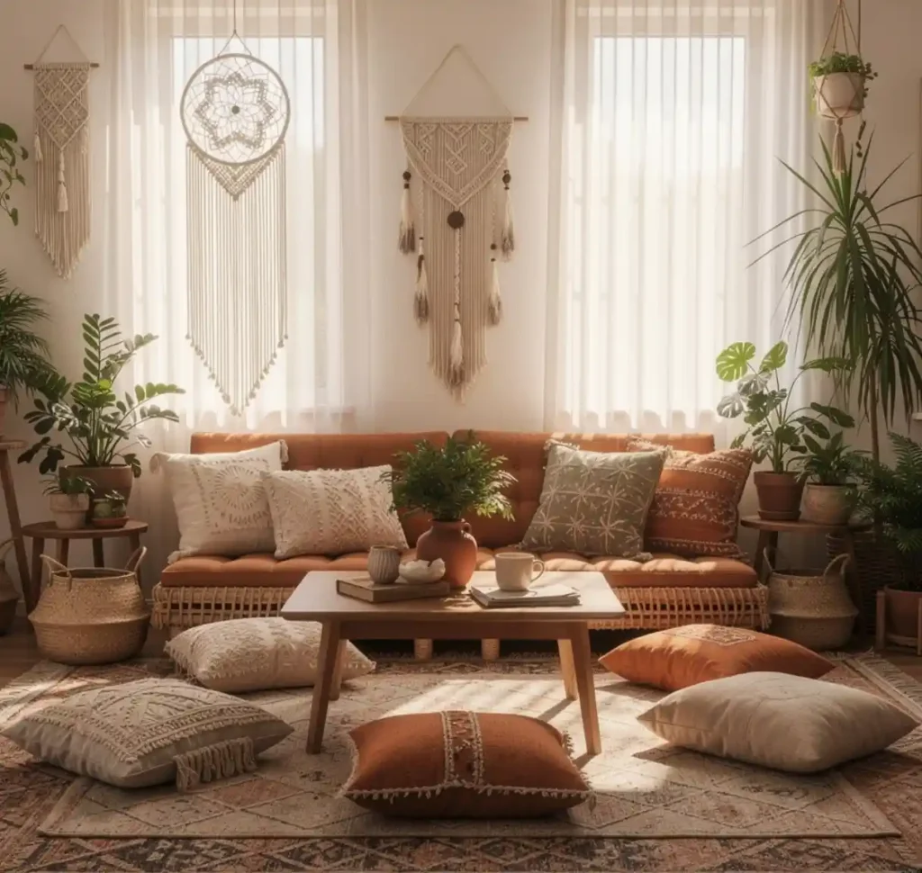 5-Boho Living Room Idea