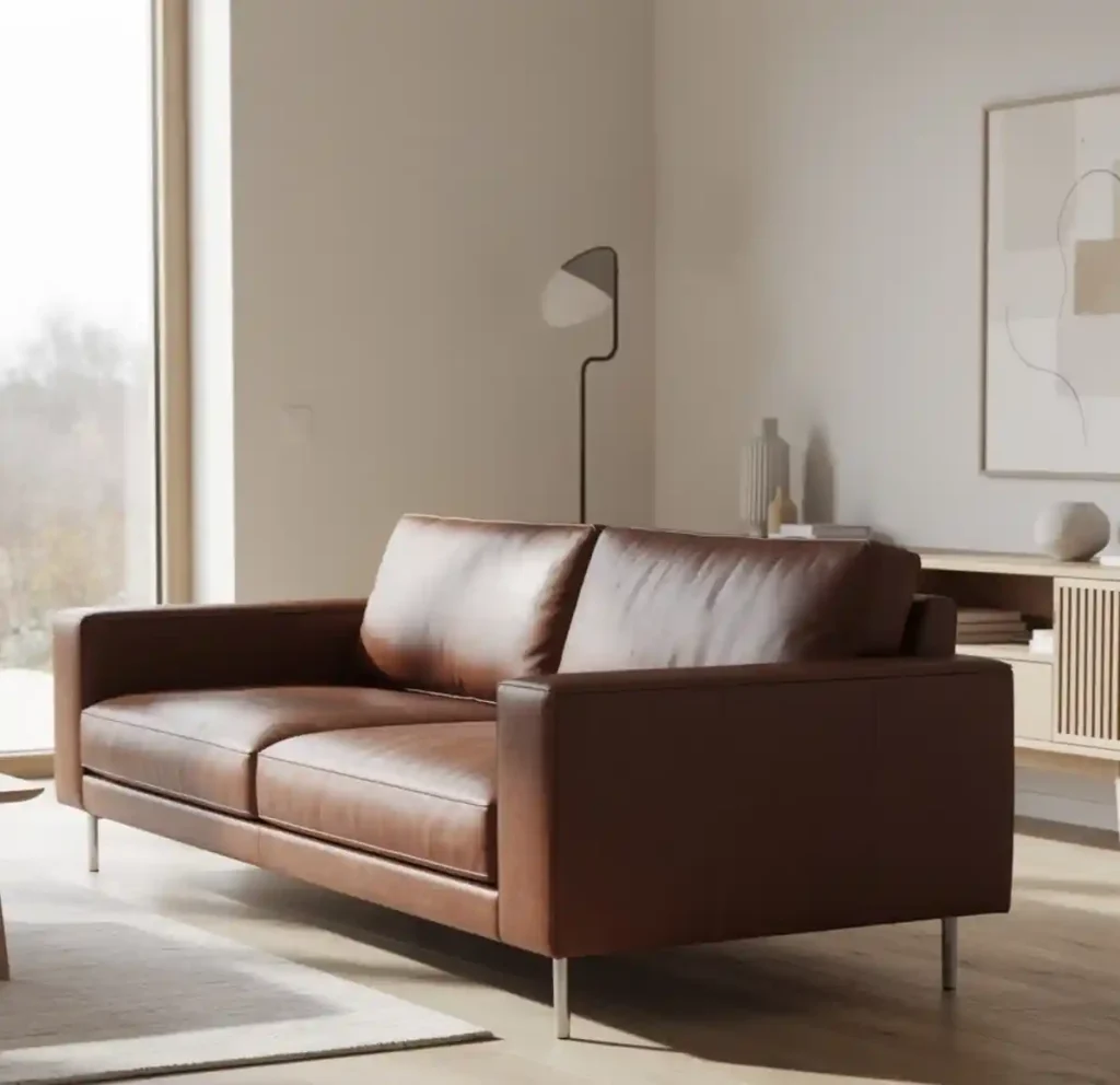 5-Brown Couch Living Room Idea
