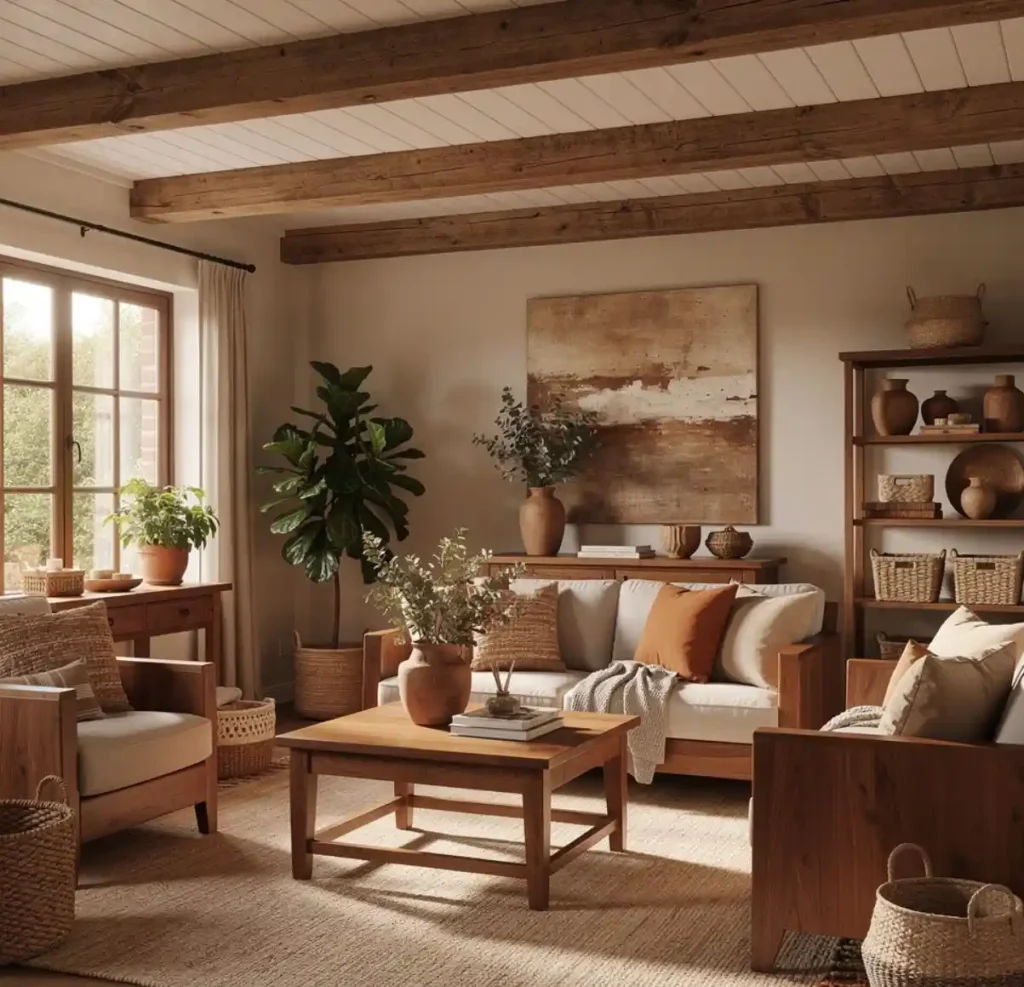 5-Brown Living Room Idea