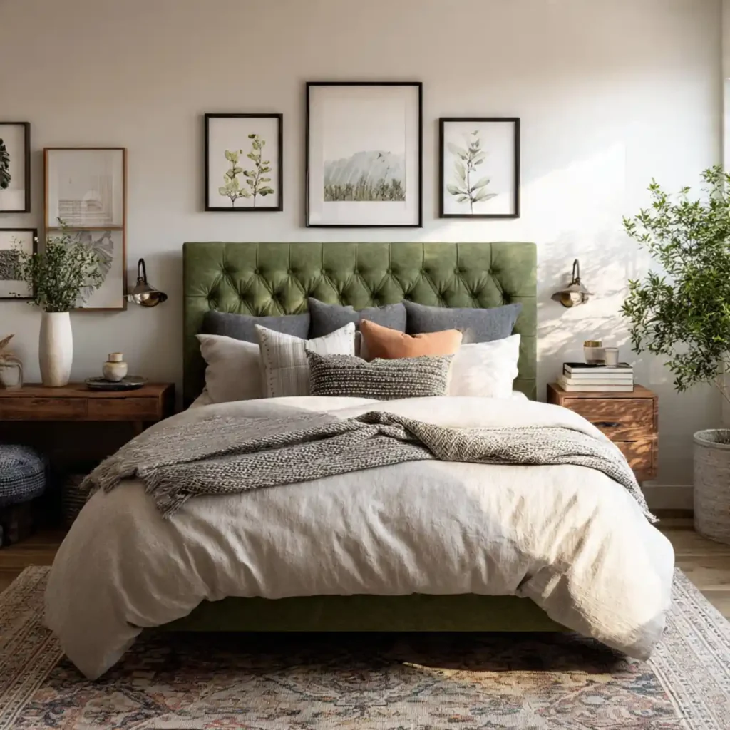 5-Green Bedroom Idea