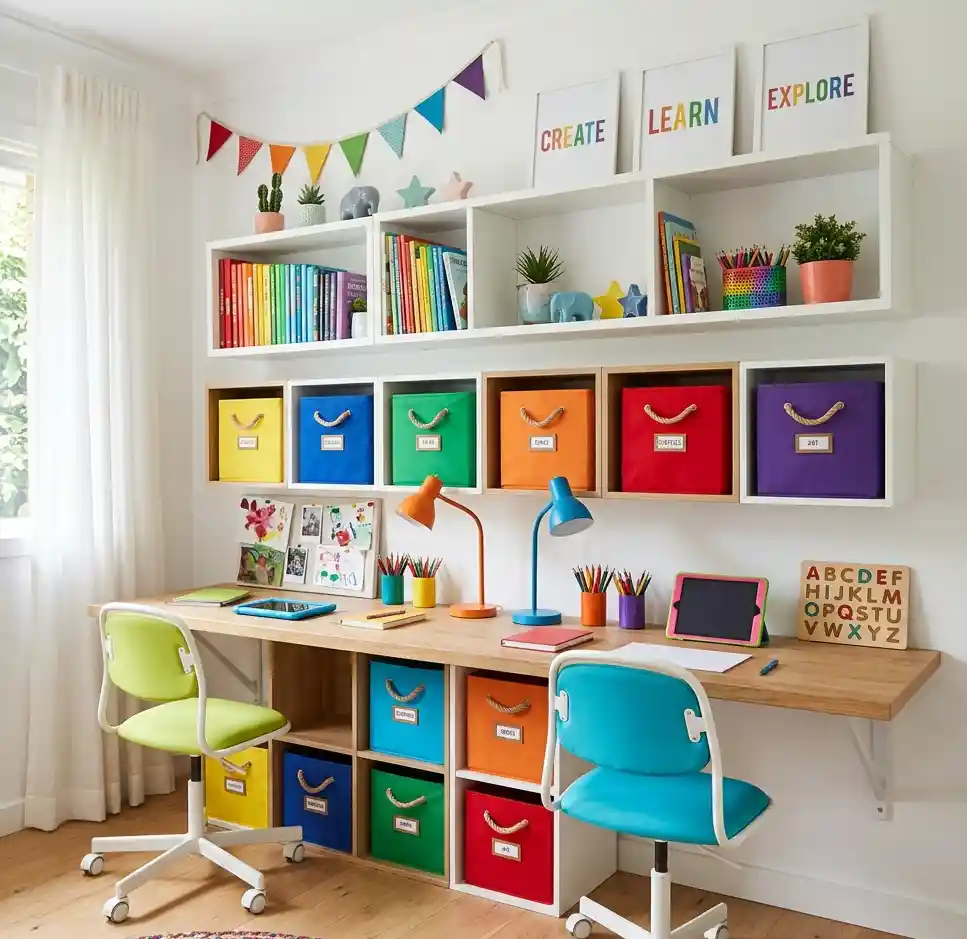 5-Kids Shared Bedroom Idea