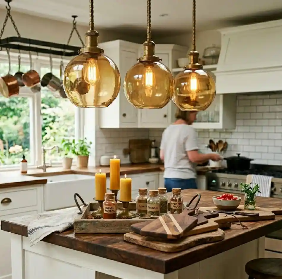 5-Kitchen Island Decor Idea