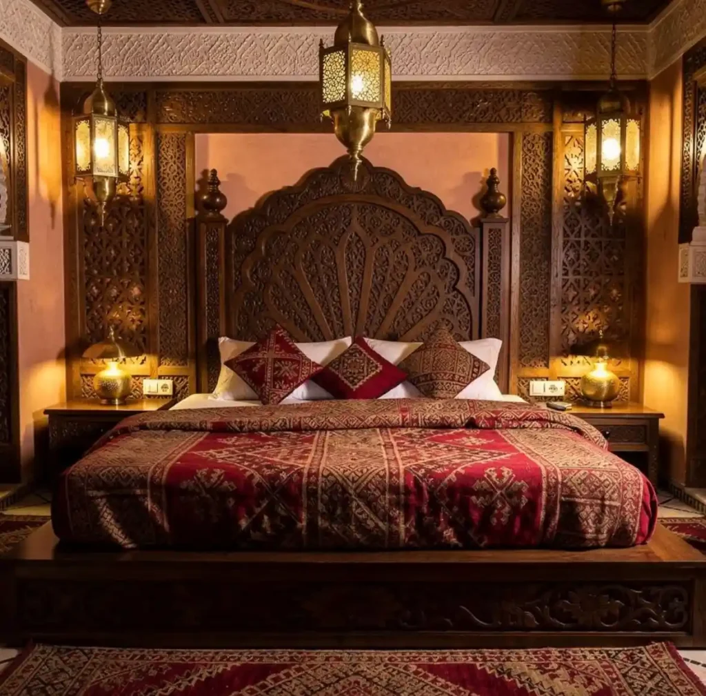 5-Moroccan Bedroom Decor Idea