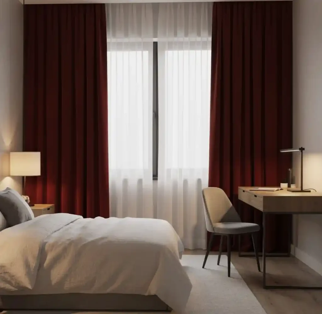 5-Red Bedroom Idea