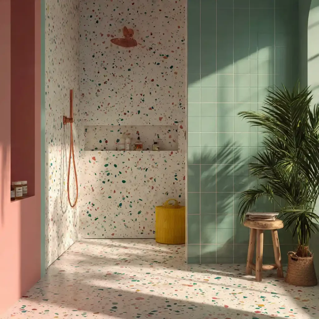 5-Unique Shower Tile Design Idea