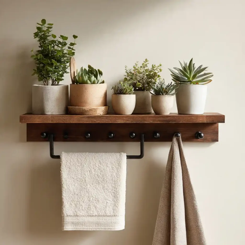 5-Unique Towel Rack Idea