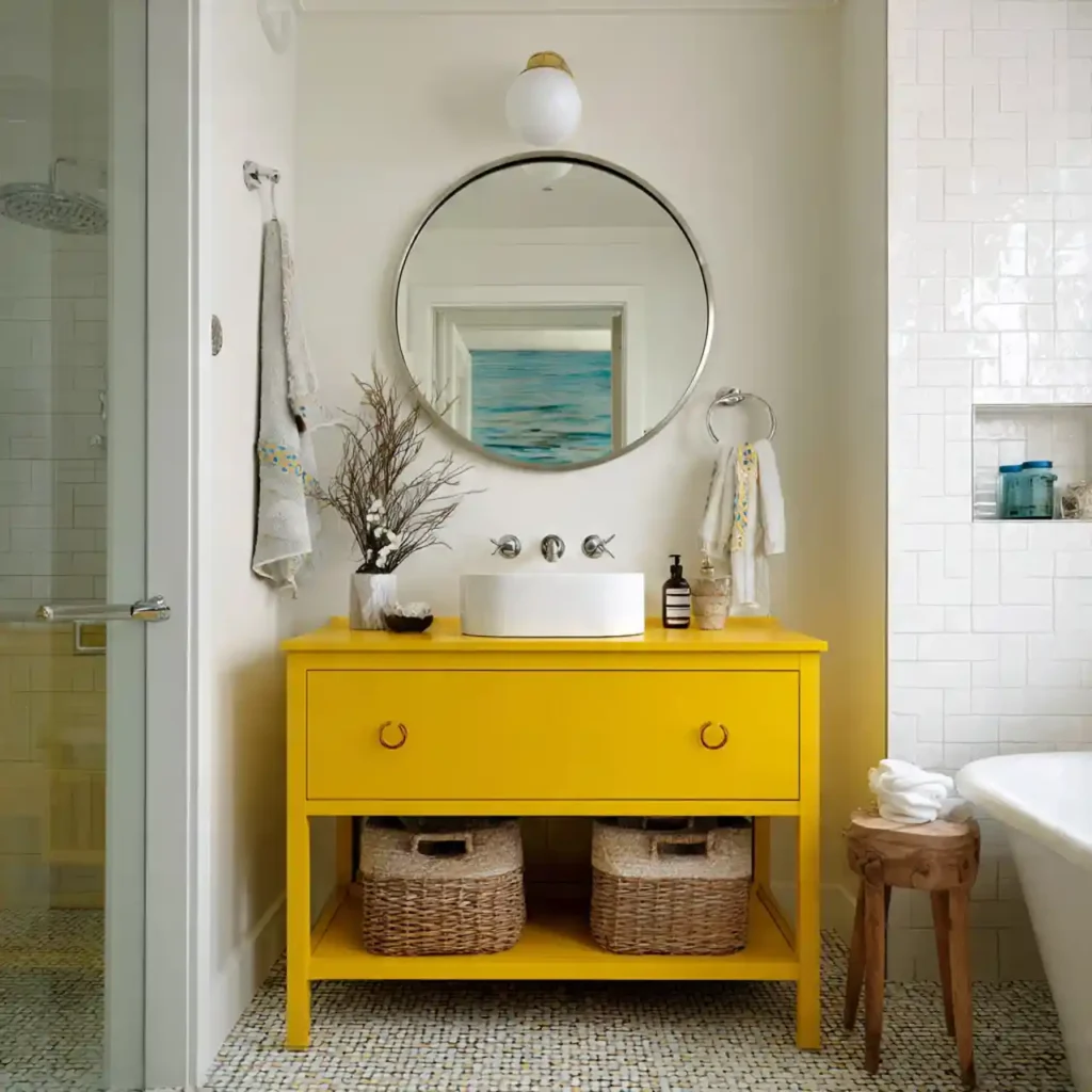 5-Yellow Bathroom Idea