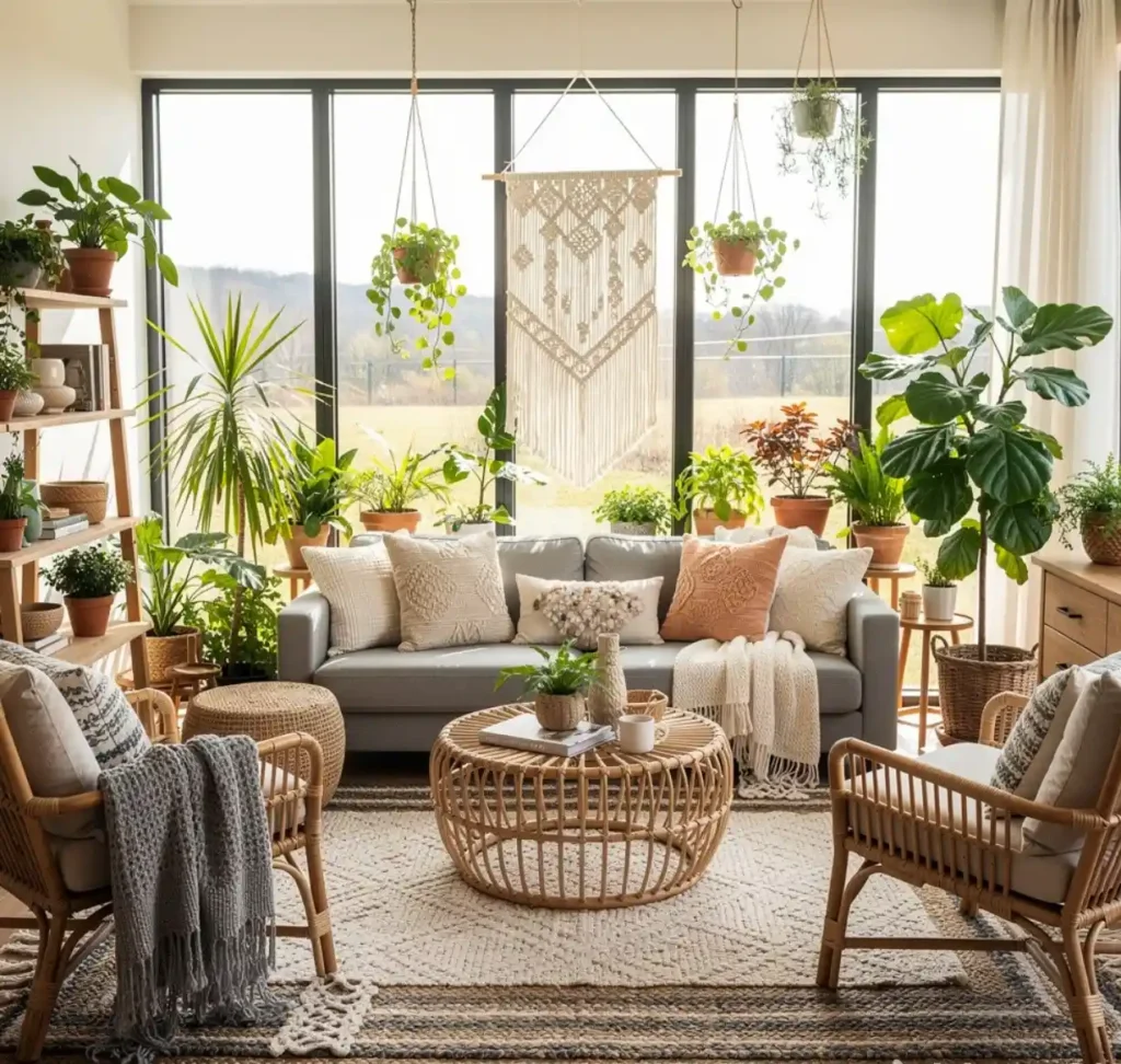 6-Boho Living Room Idea
