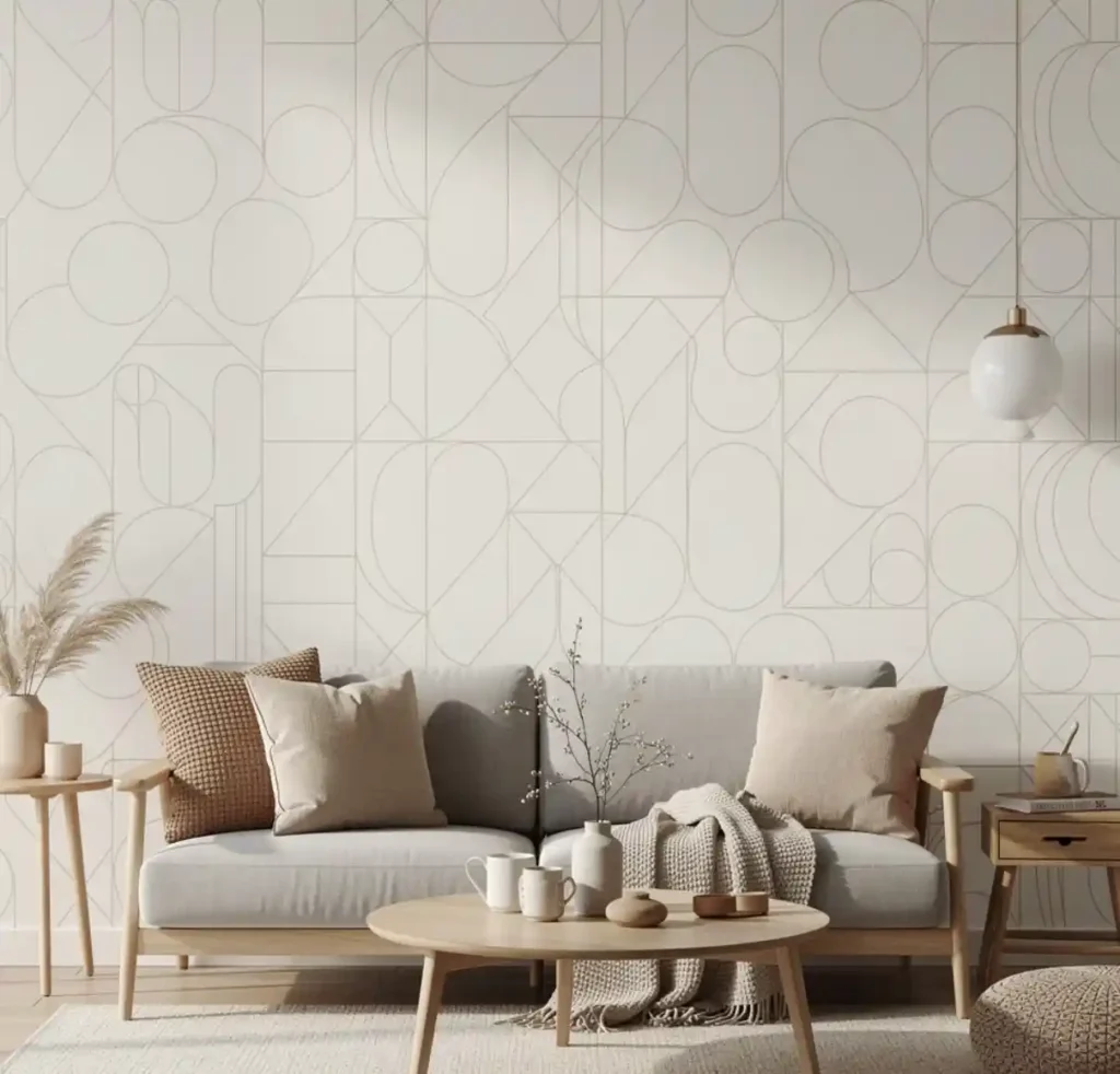 6-Creative Living Room Wall Idea