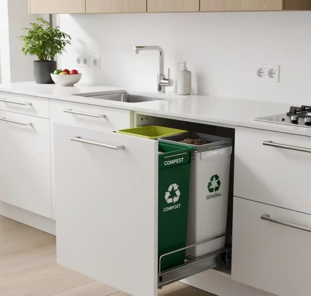 6-Kitchen Trash Can Idea