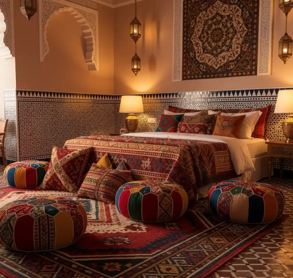 6-Moroccan Bedroom Decor Idea