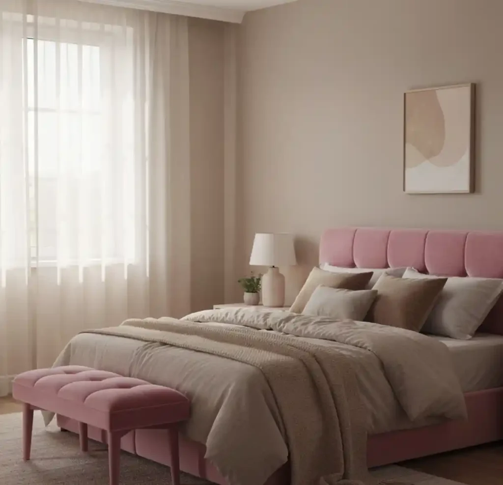 6-Pink Bedroom Idea