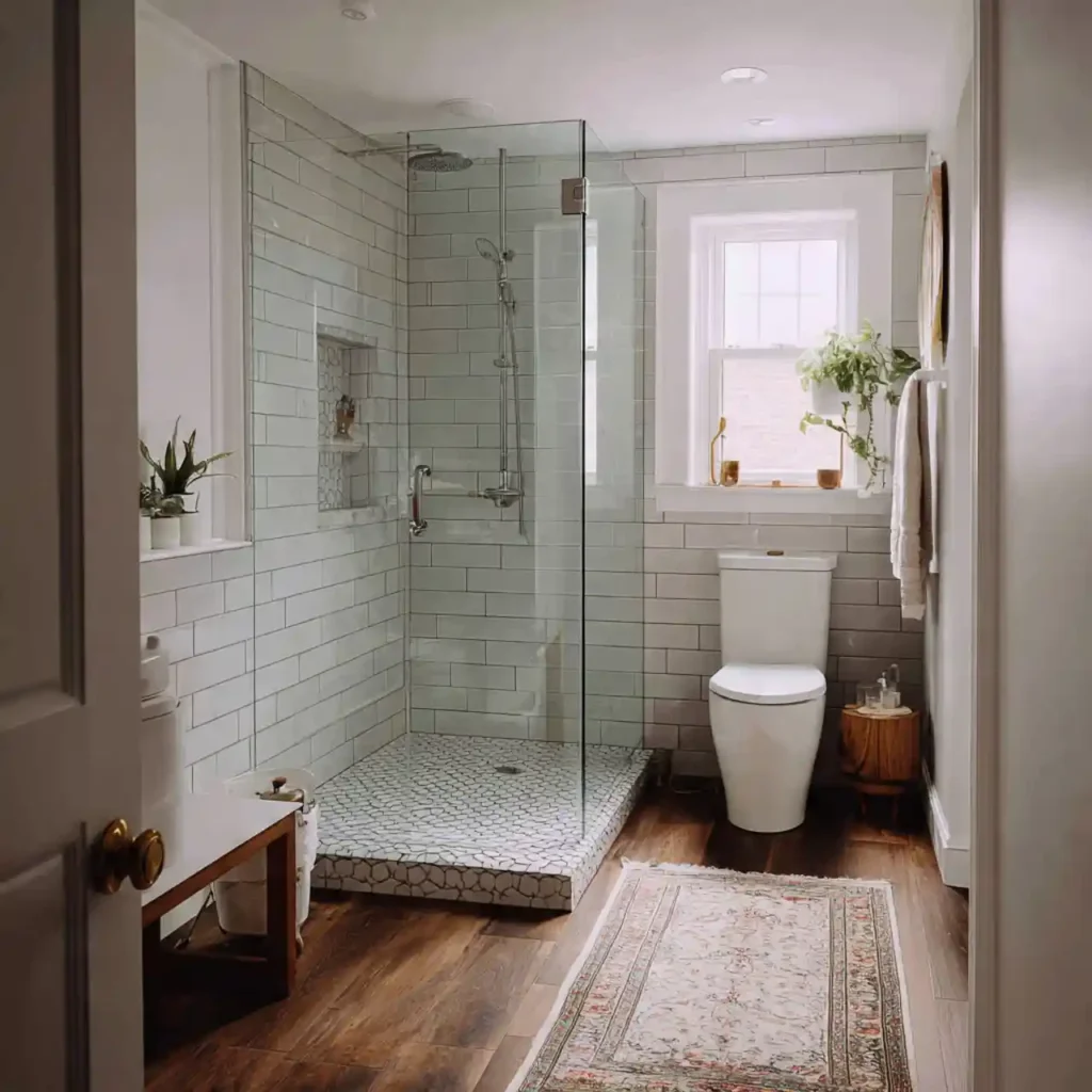 6-Small Bathroom with Shower Idea