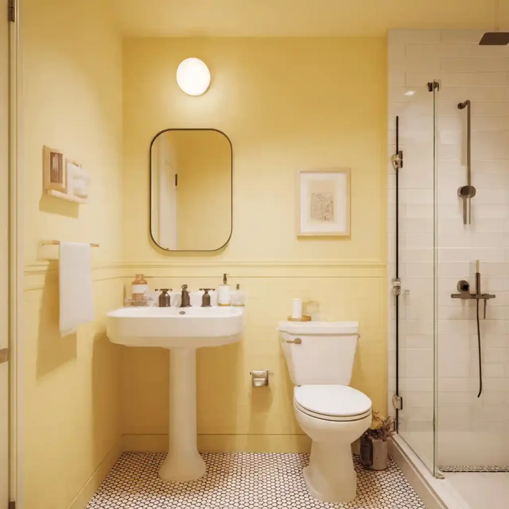 6-Yellow Bathroom Idea
