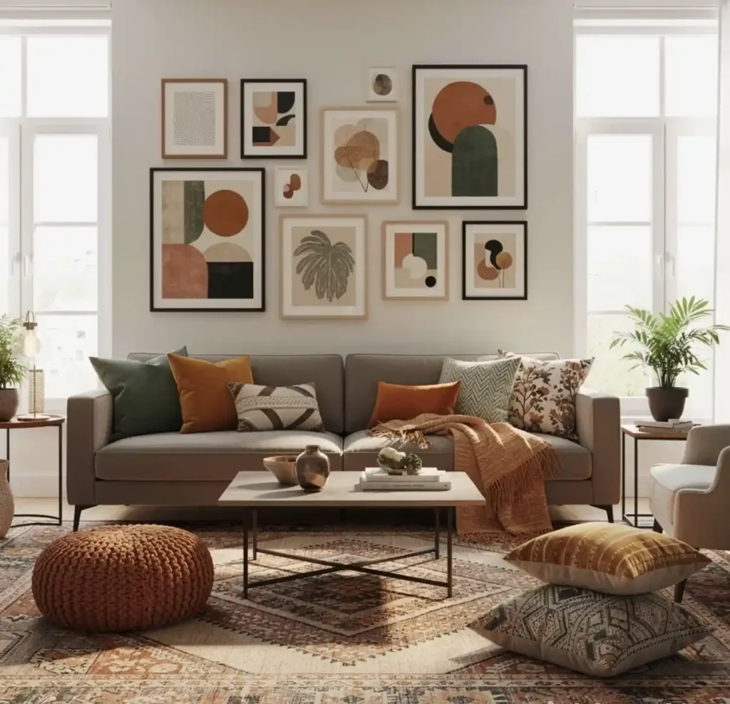 7-Boho Living Room Idea