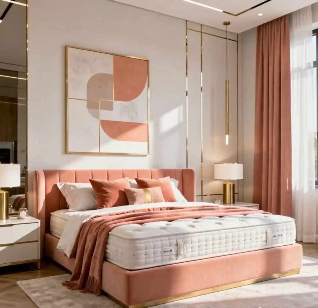 7-Orange Bedroom Idea