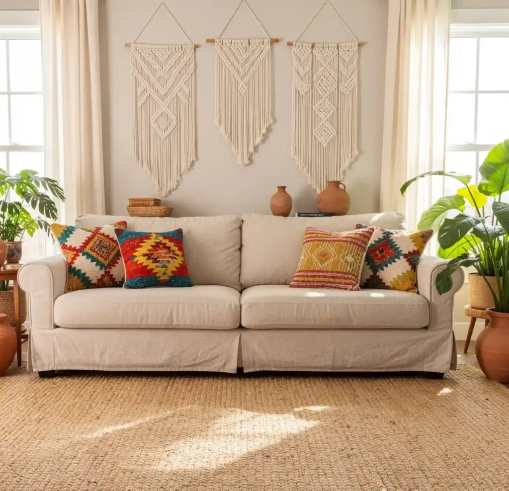 8-Boho Living Room Idea